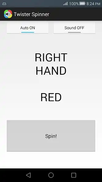 Play Spinner for Twister as an online game Spinner for Twister with UptoPlay