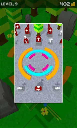 Play Spinning Arc: gun shooting game as an online game Spinning Arc: gun shooting game with UptoPlay
