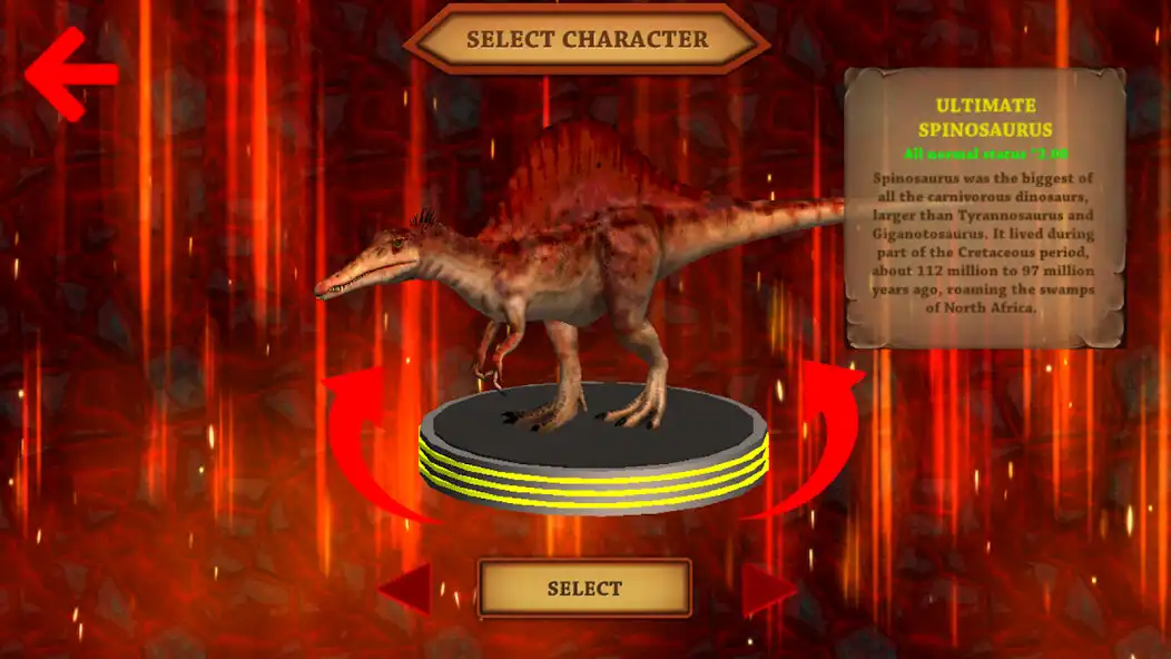 Play Spinosaurus Simulator Boss 3D