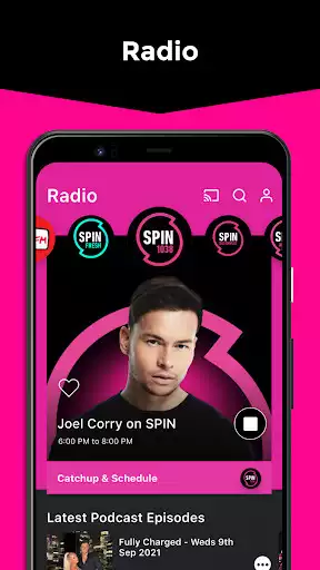 Play SPIN Radio App as an online game SPIN Radio App with UptoPlay