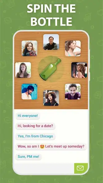 Play Spin the Bottle: Chat Room  and enjoy Spin the Bottle: Chat Room with UptoPlay