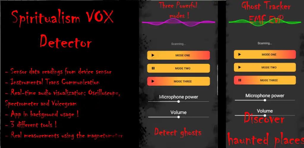 Play Spirit Detector Ghosts Box App as an online game Spirit Detector Ghosts Box App with UptoPlay