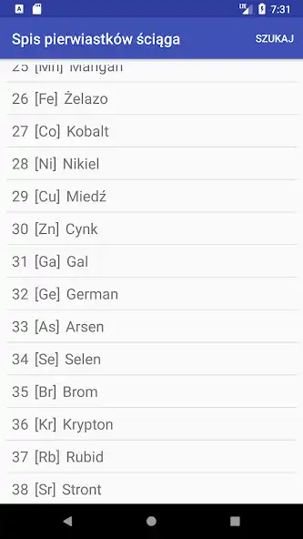 Play Spis pierwiastków ściąga and enjoy Spis pierwiastków ściąga with UptoPlay Play Spis pierwiastków ściąga and enjoy Spis pierwiastków ściąga with UptoPlay