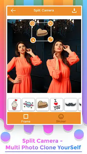 Play Split Camera - Multi Photo Clone YourSelf as an online game Split Camera - Multi Photo Clone YourSelf with UptoPlay