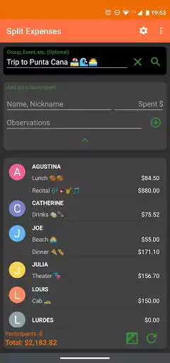 Play Split Expenses Play Split Expenses