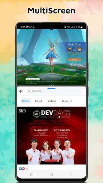 Play Split Screen  Dual Window App as an online game Split Screen  Dual Window App with UptoPlay