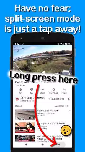 Play Split Screen Shortcut as an online game Split Screen Shortcut with UptoPlay