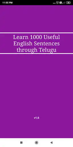 Play Spoken English through Telugu  and enjoy Spoken English through Telugu with UptoPlay
