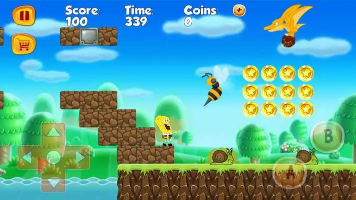 Play Sponge Adventure Bob Run