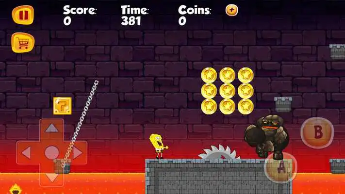 Play Sponge Adventure Bob Run
