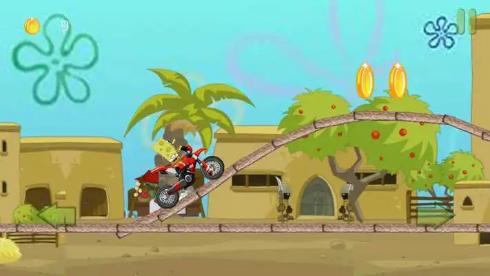 Play Sponge bike racing
