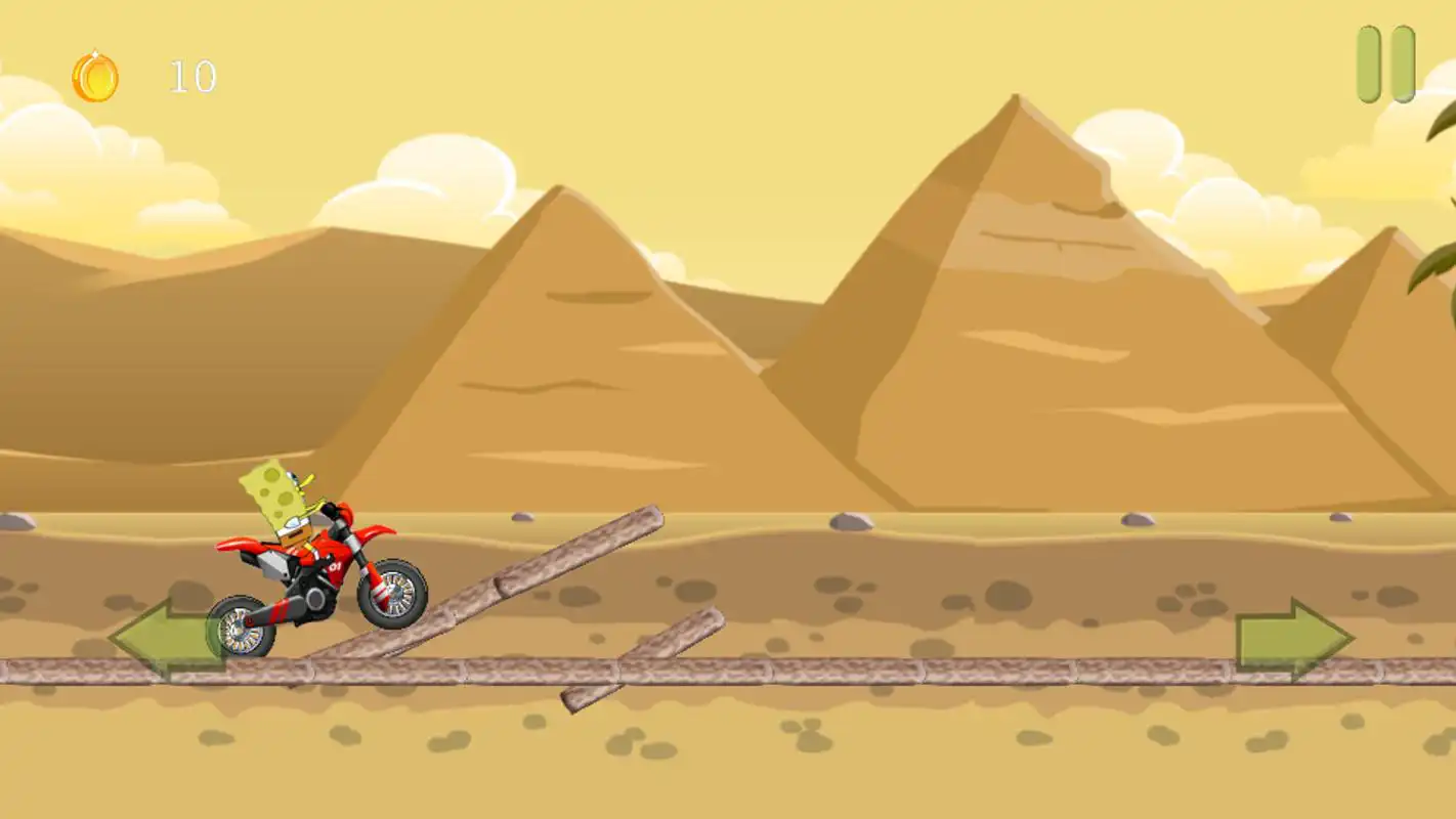 Play Sponge bike racing