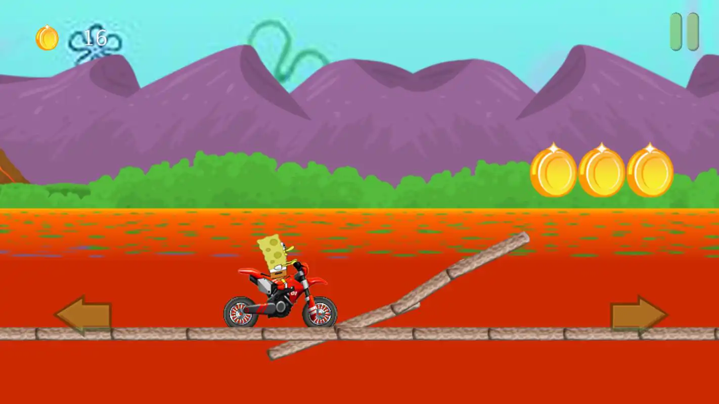 Play Sponge bike racing