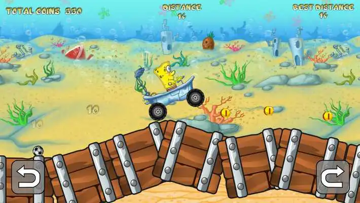 Play Sponge-bob Bike Racing