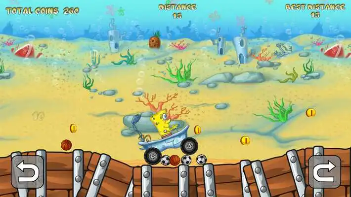 Play Sponge-bob Bike Racing