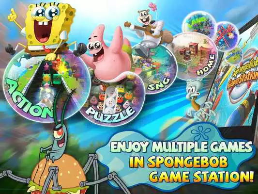 Play SpongeBob Game Station