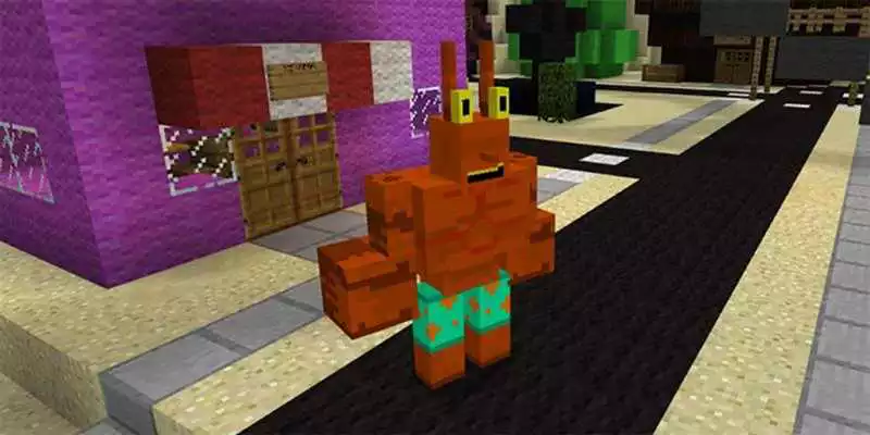 Play SpongeBob Mod for Minecraft PE