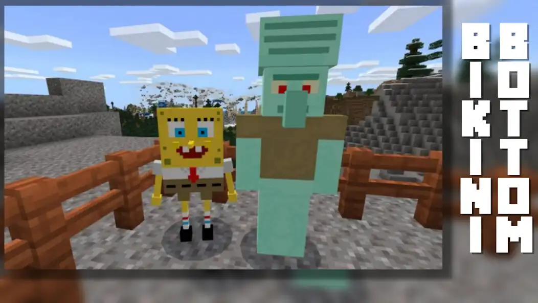 Play Sponge Bob Mod Minecraft PE  and enjoy Sponge Bob Mod Minecraft PE with UptoPlay