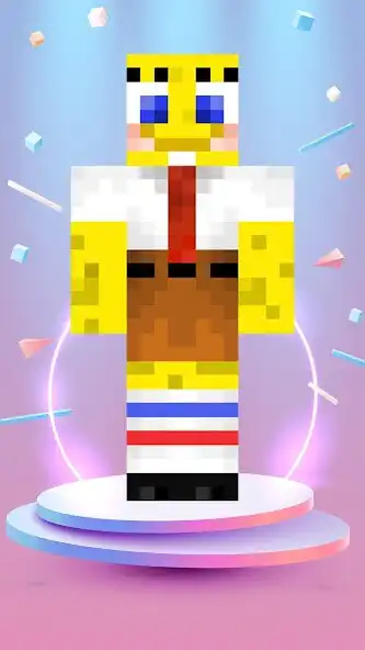 Play Sponge Skin for Minecraft  and enjoy Sponge Skin for Minecraft with UptoPlay