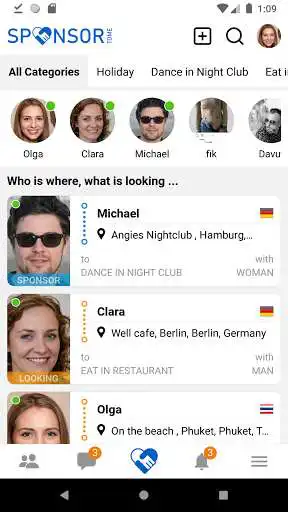 Play Sponsortome - Chat & Dating  and enjoy Sponsortome - Chat & Dating with UptoPlay