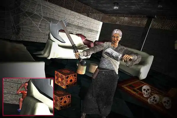 Play Spooky Grandma Haunted House Escape Survival