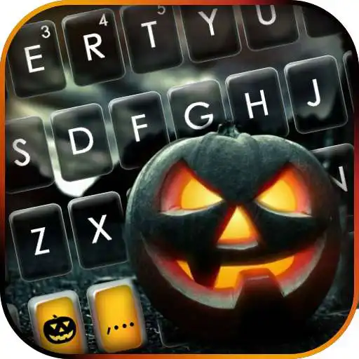 Play Spooky Pumpkin Keyboard Background APK
