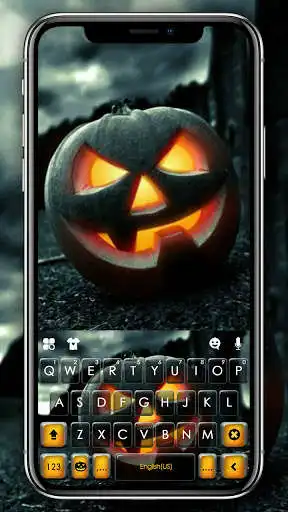 Play Spooky Pumpkin Keyboard Background  and enjoy Spooky Pumpkin Keyboard Background with UptoPlay