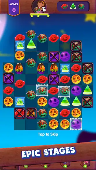 Play Spooky smash-Halloween match 3  and enjoy Spooky smash-Halloween match 3 with UptoPlay