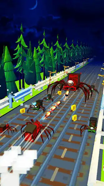 Play Spooky Train monsters Shooting as an online game Spooky Train monsters Shooting with UptoPlay