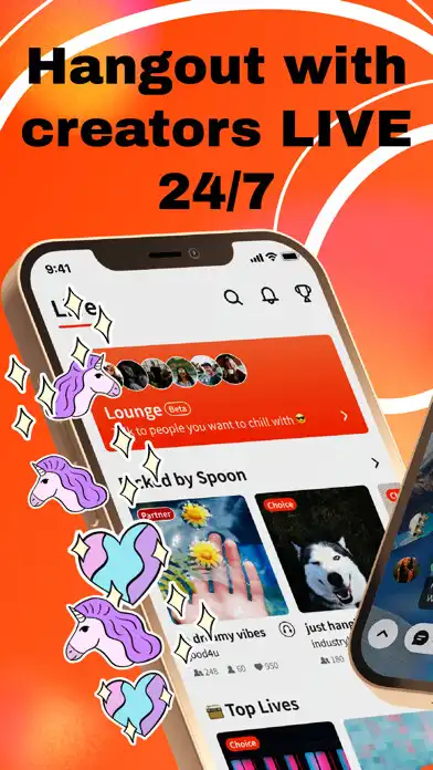 Play Spoon: Live Stream, Talk, Chat  and enjoy Spoon: Live Stream, Talk, Chat with UptoPlay
