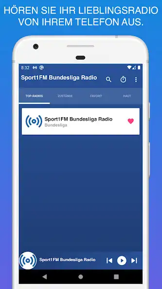 Play Sport1FM Bundesliga Radio  and enjoy Sport1FM Bundesliga Radio with UptoPlay