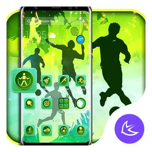 Run free android online Sport APUS Launcher theme APK