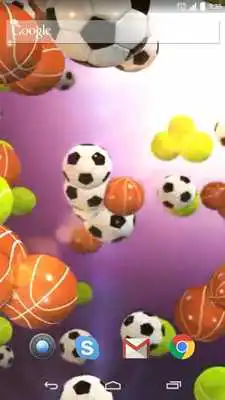 Play Sport Balls Live Wallpaper
