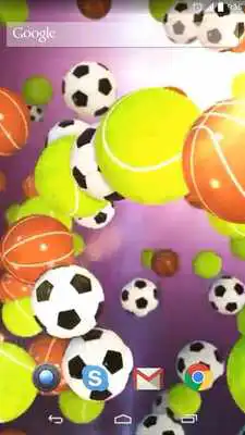 Play Sport Balls Live Wallpaper