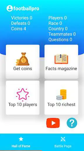 Play SportBattle - Football Quiz as an online game SportBattle - Football Quiz with UptoPlay