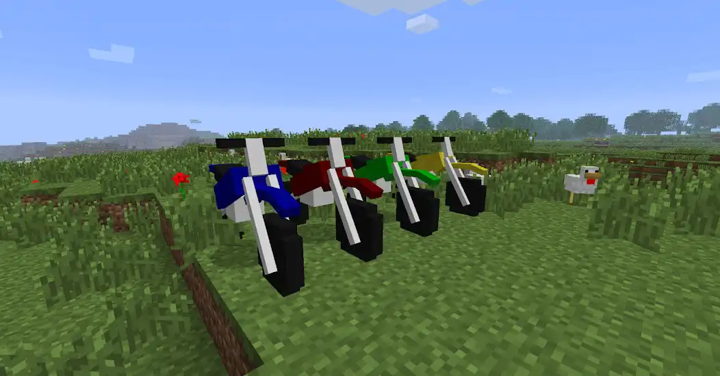 Play Sport bikes mod for mcpe as an online game Sport bikes mod for mcpe with UptoPlay