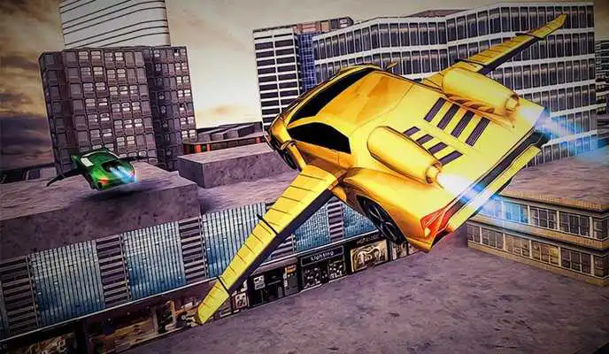 Play Sport Car Flying Simulator pro