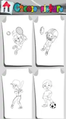 Play Sport Coloring Book