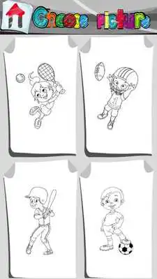 Play Sport Coloring Book