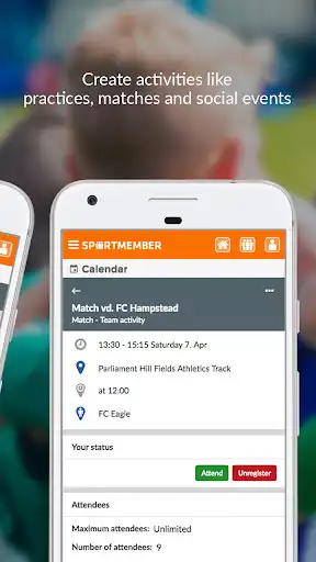 Play SportMember - Mobile team app as an online game SportMember - Mobile team app with UptoPlay