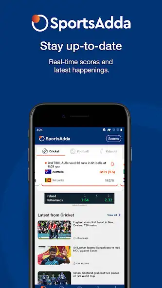 Play SportsAdda  and enjoy SportsAdda with UptoPlay