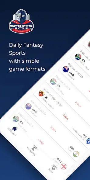 Play SportsBattle - DFS Game  and enjoy SportsBattle - DFS Game with UptoPlay