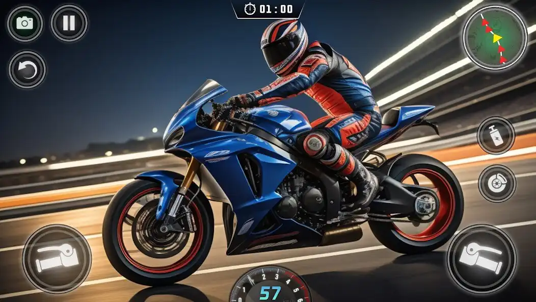 Play Sports Bike Racing Games 2023 as an online game Sports Bike Racing Games 2023 with UptoPlay