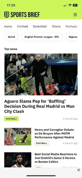 Play Sports Brief: Live Sports News  and enjoy Sports Brief: Live Sports News with UptoPlay