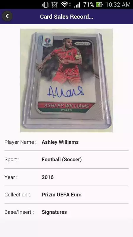 Play Sports Card Price Guide