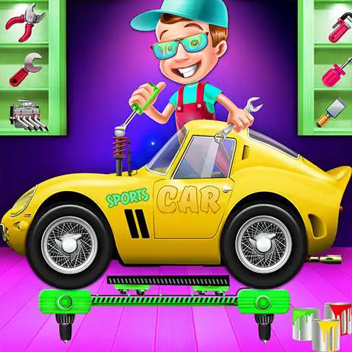 Free play online Sports Car Factory Motor World  APK