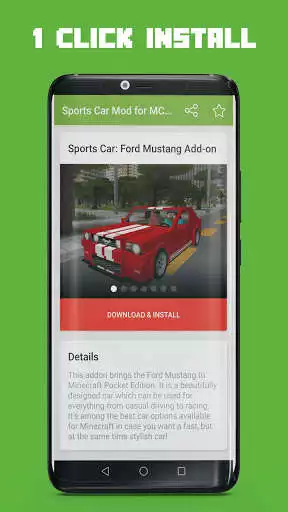Play Sports Car Mod for MCPE  and enjoy Sports Car Mod for MCPE with UptoPlay