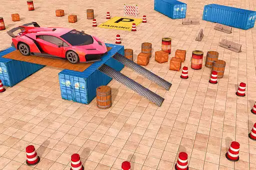 Play Sports car parking 3D Sim luxury car driving test  and enjoy Sports car parking 3D Sim luxury car driving test with UptoPlay
