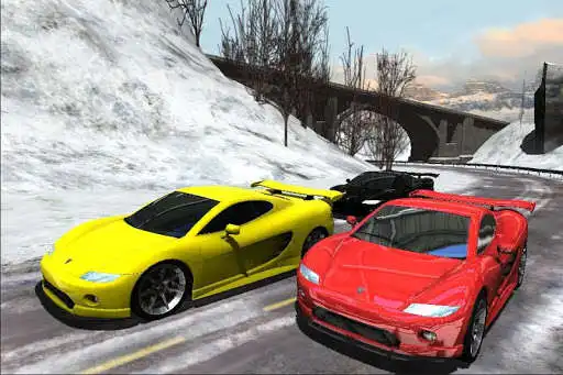 Play Sports Cars Racing Winter as an online game Sports Cars Racing Winter with UptoPlay