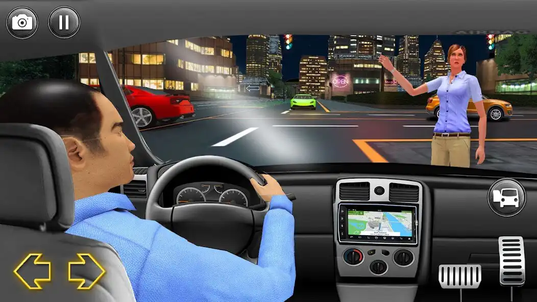 Play Sports Car Taxi Simulator as an online game Sports Car Taxi Simulator with UptoPlay